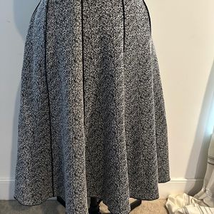 Grey MIDI A line skirt